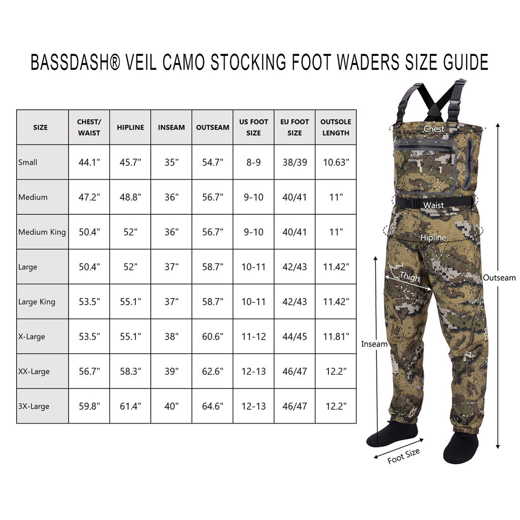 Fishing Waders Breathable | Mens Hunting Chest Waders | Bassdash Boots