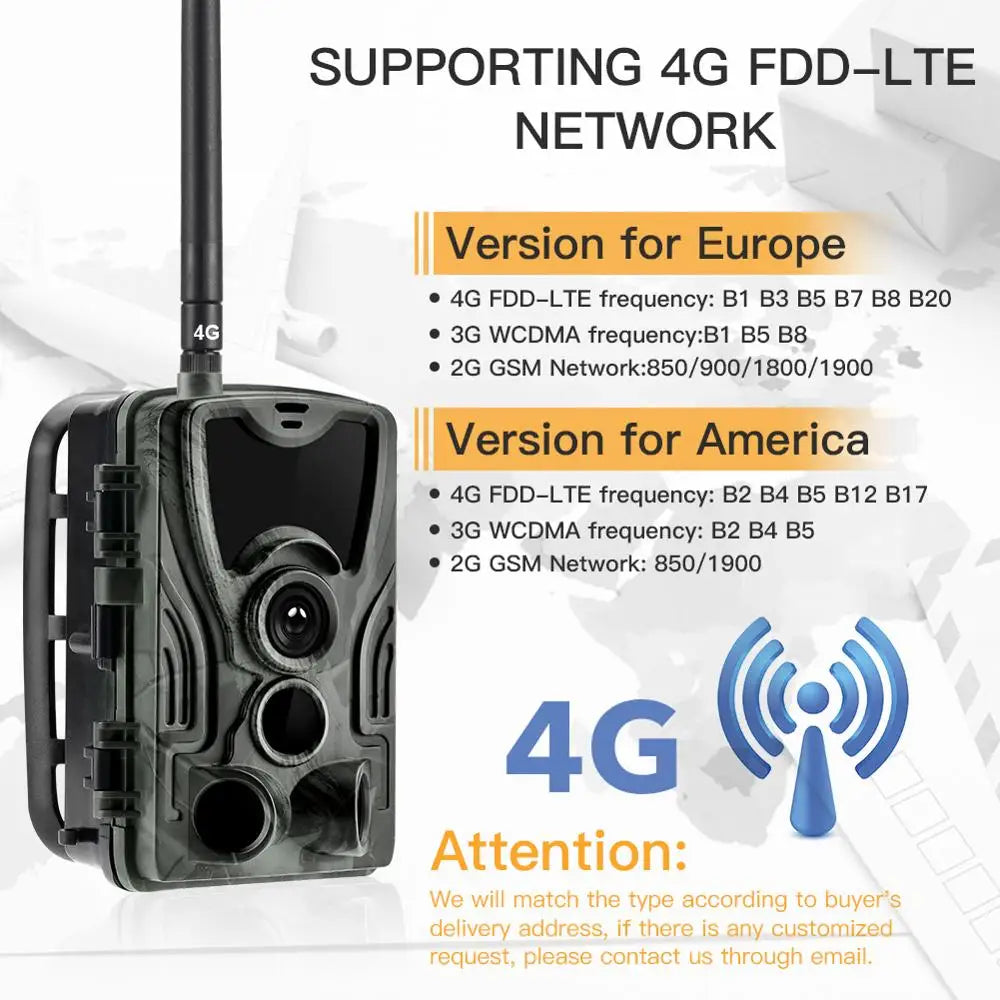 Free APP Trail Camera Cloud Service 4G Wildlife Hunting Surveillance