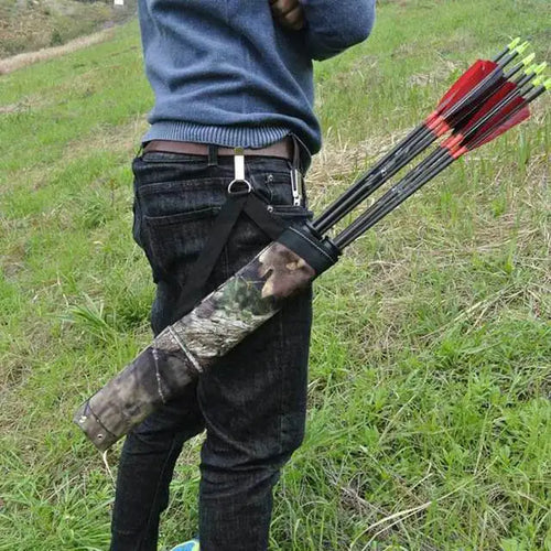 Sac à flèches en oxford - Carquois de chasse 45x8,5 cm - Pratique et résistant