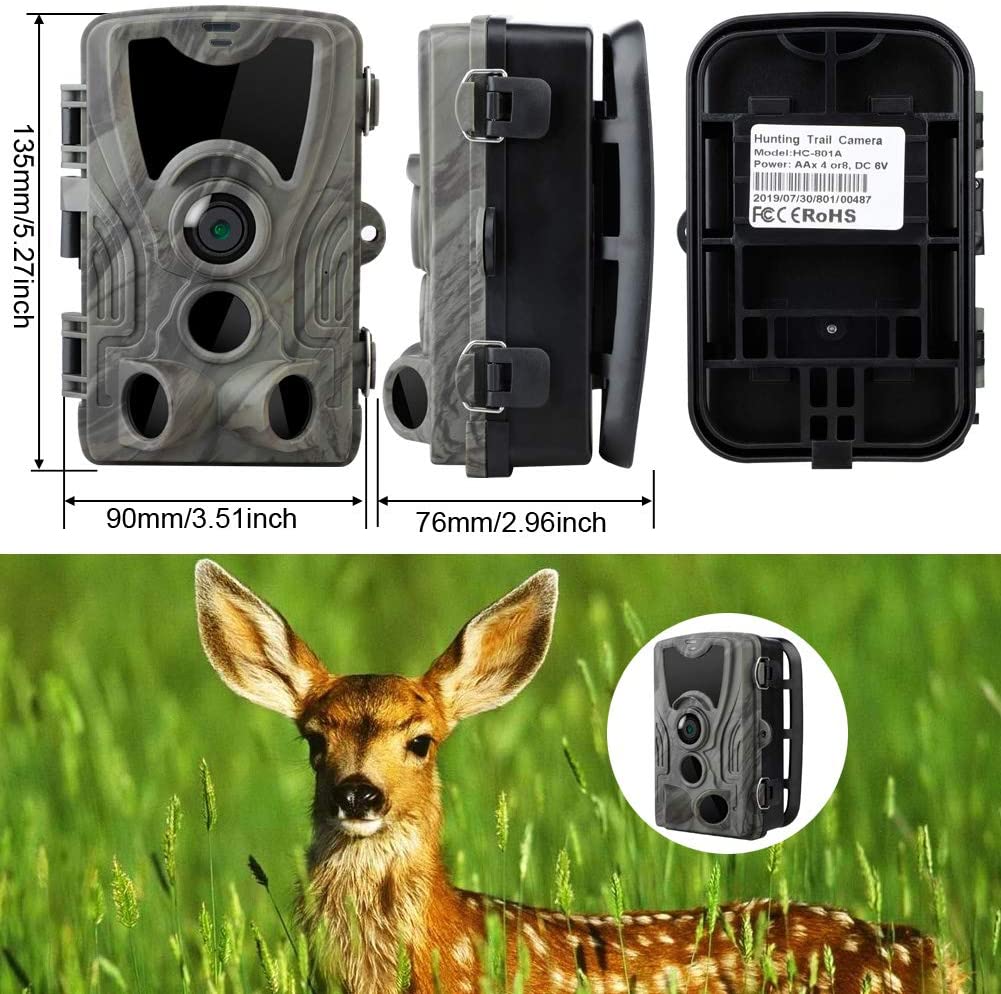 Hc801a Hunting Trail Camera Wildlife Camera With Night Vision Motion