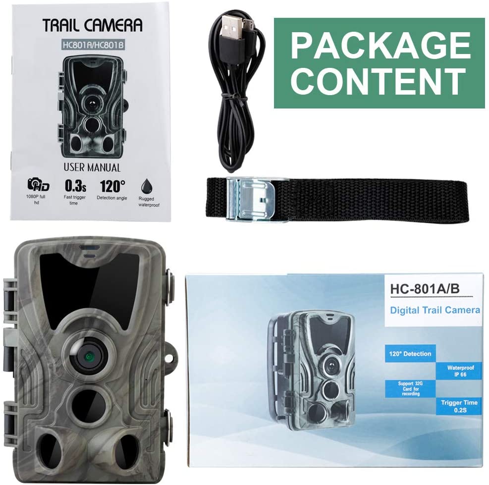 Hc801a Hunting Trail Camera Wildlife Camera With Night Vision Motion