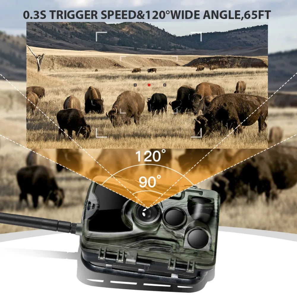 APP Trail Camera Clould Service 4G Hunting Cameras HC801PlusLI With