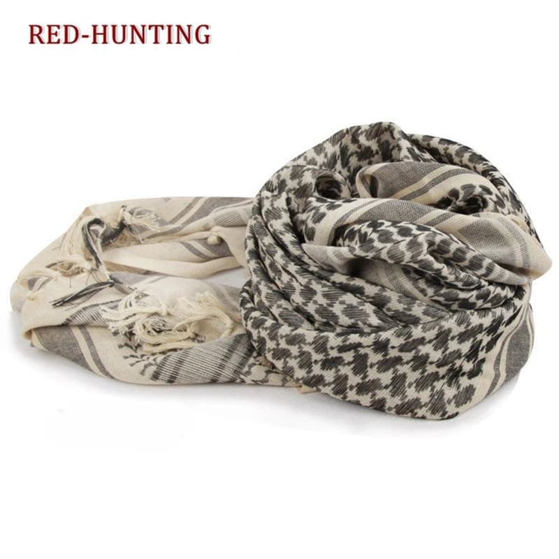 Tactical Hunting Scarf Shemagh Tactical Desert Keffiyeh Head Neck