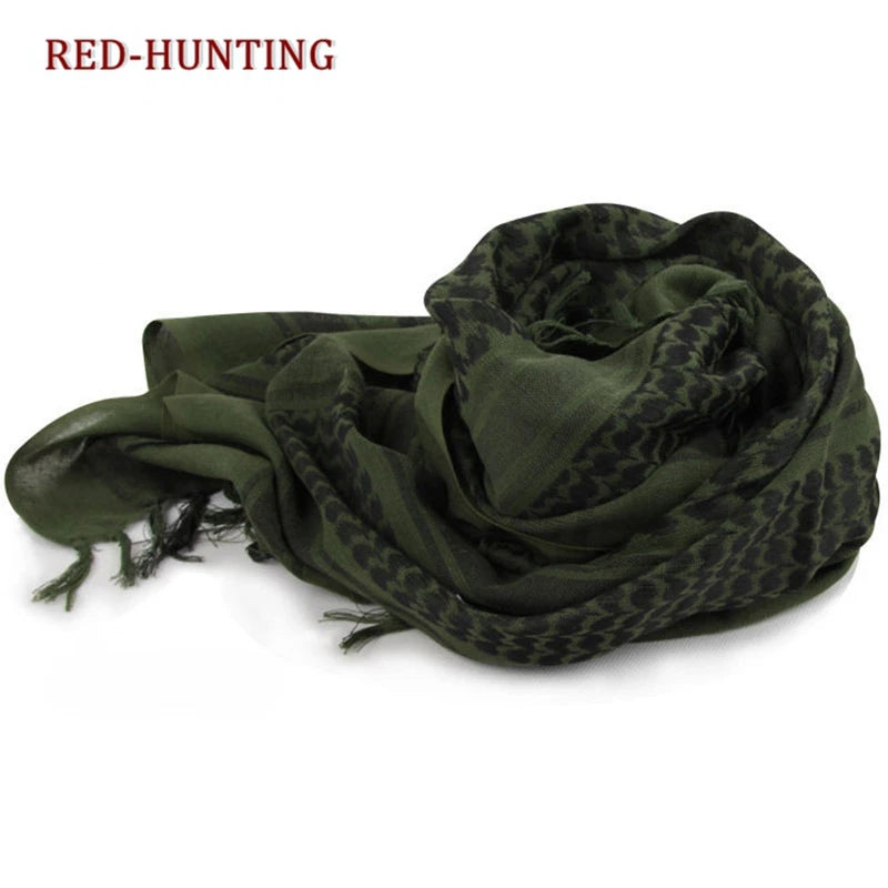 Tactical Hunting Scarf Shemagh Tactical Desert Keffiyeh Head Neck