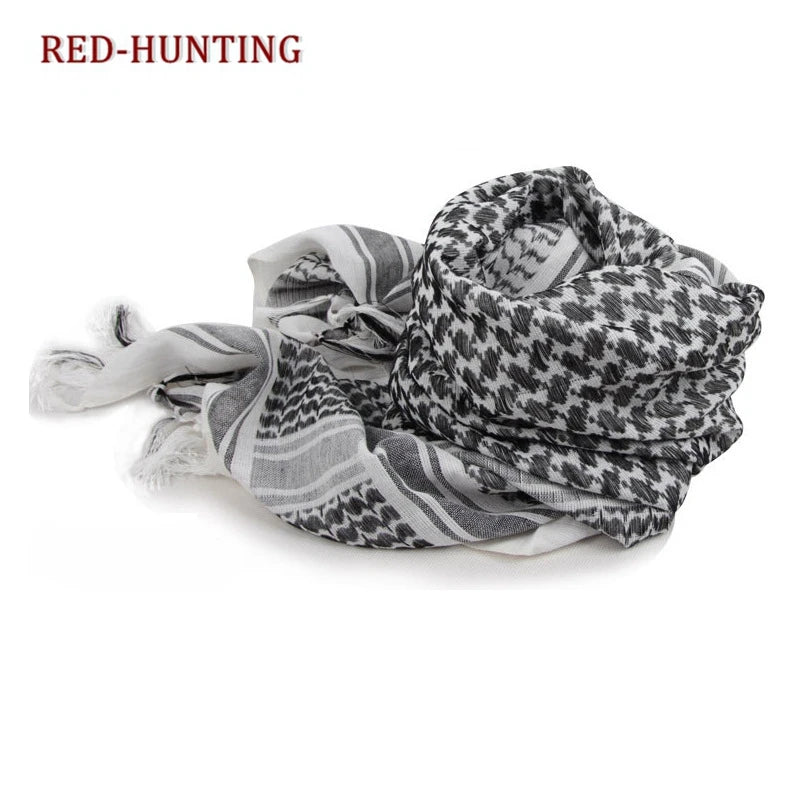 Tactical Hunting Scarf Shemagh Tactical Desert Keffiyeh Head Neck
