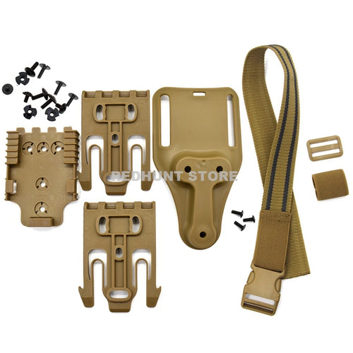 Tactical Drop Leg Holster QLS 19 22 Mid-low Belt Holster Loop