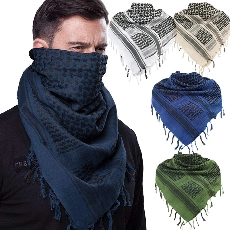 Tactical Hunting Scarf Shemagh Tactical Desert Keffiyeh Head Neck