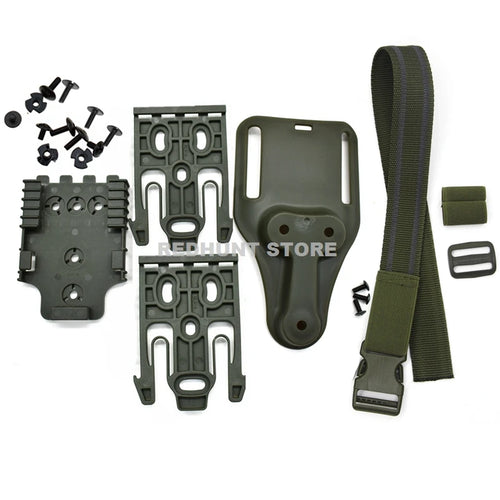 Tactical Drop Leg Holster QLS 19 22 Mid-low Belt Holster Loop
