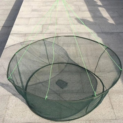 Portable Landing Fishing Net Large Foldable Drop Net Prawn Bait Crab