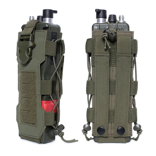 Molle Poche à Eau Multifonctionnelle - Holster Radio Sportif pour Aventure