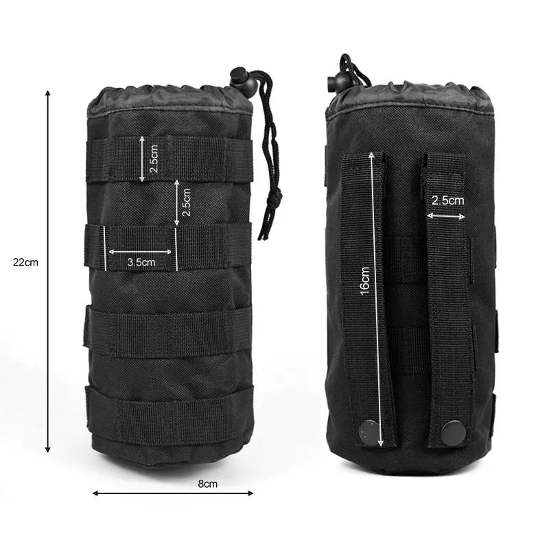 Bouteille d'eau tactique + Sac à dos multifonction + Ajustable avec cordon de serrage