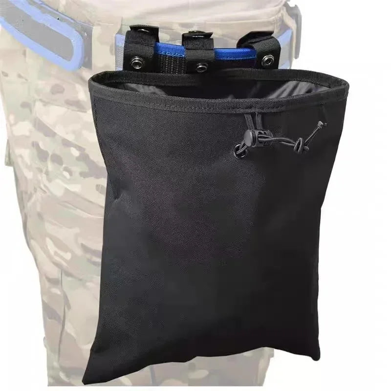 MOLLE Dump Pouch Hunting Mag Recovery Bag Drawstring Magazine