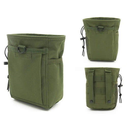 Outdoor 3-5L Tactical Molle 800D Nylon Dump Drop Pouch Recycle Waist