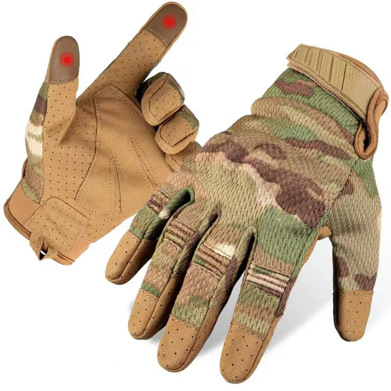 Men Tactical Gloves Touch Screen Sport Outdoor Paintball Combat Hiking