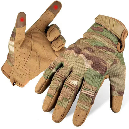 Men Tactical Gloves Touch Screen Sport Outdoor Paintball Combat Hiking