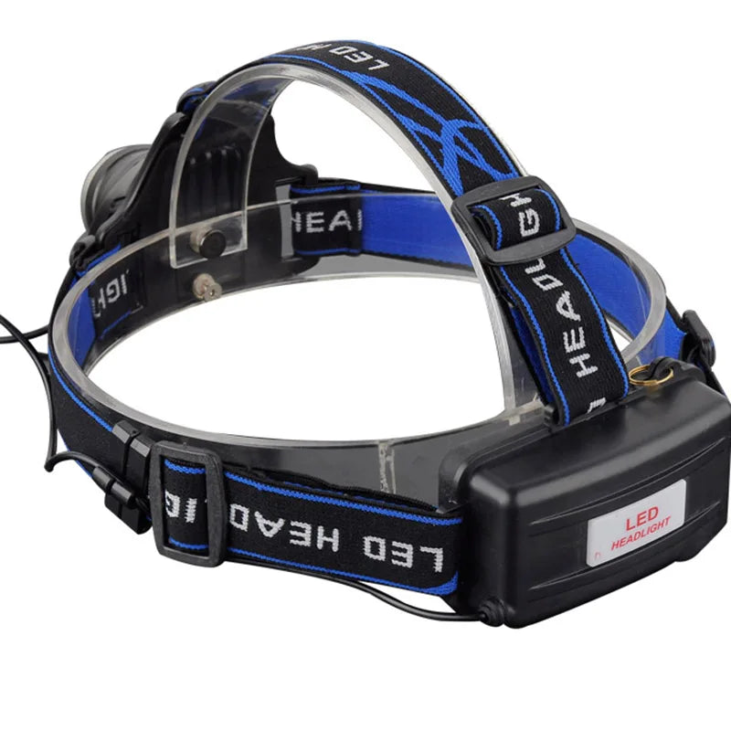 Powerful LED Headlamp Telescopic Zoomable Head Torch Outdoor