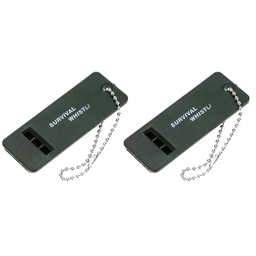 Sifflet de Survie Haute Décibels Trois Fréquences Portable