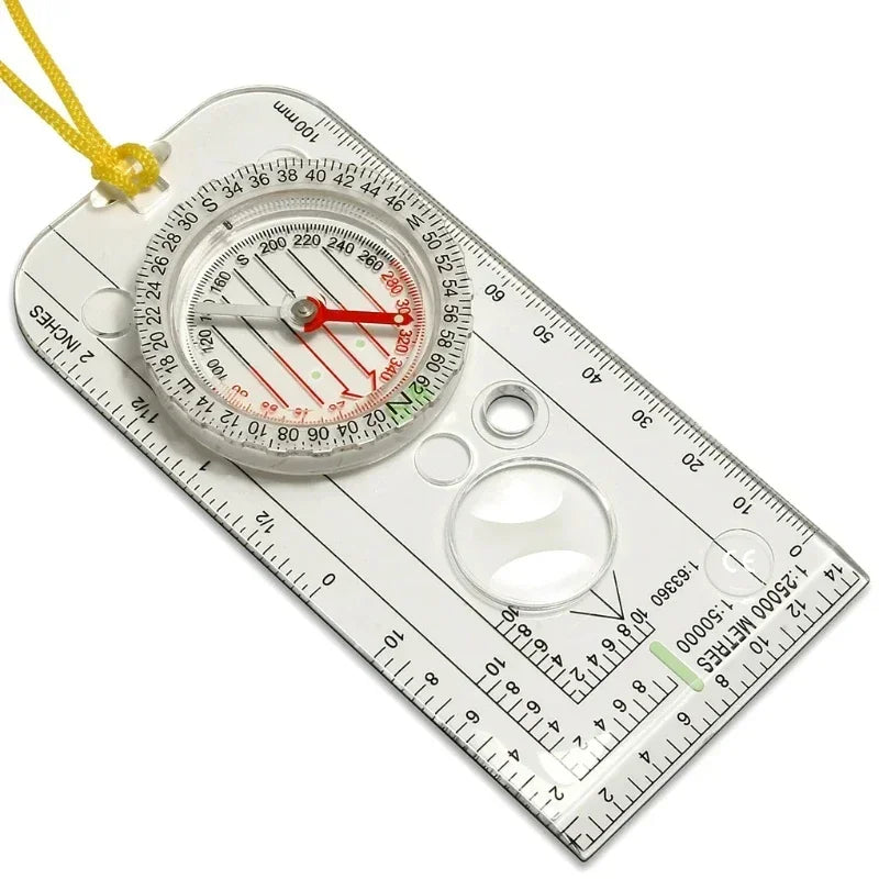 Compass Navigation Map Ruler Reading Scouting Scale Outdoor