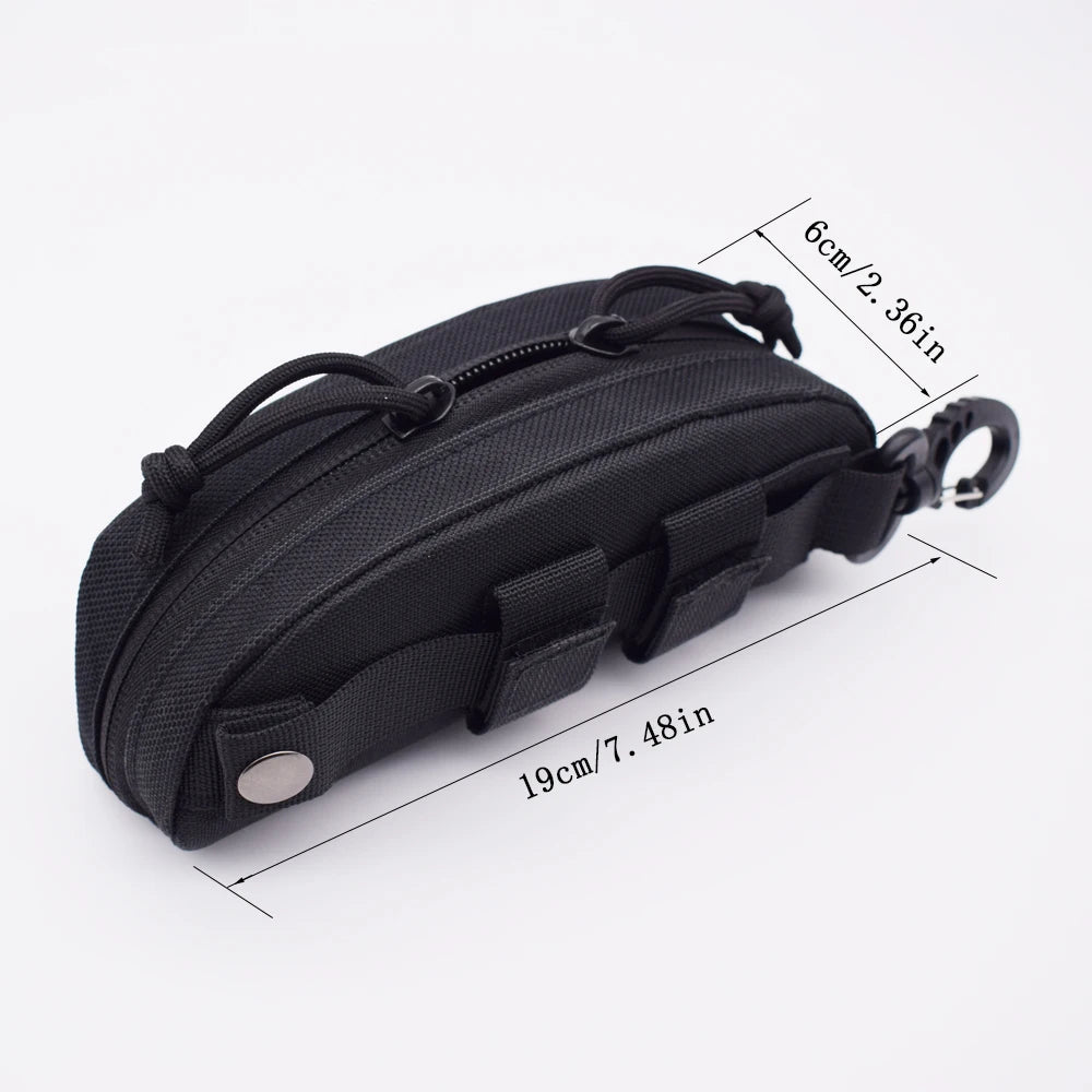 Tactical Molle Glasses Pouch Sunglasses EDC Waist Pack Utility Army