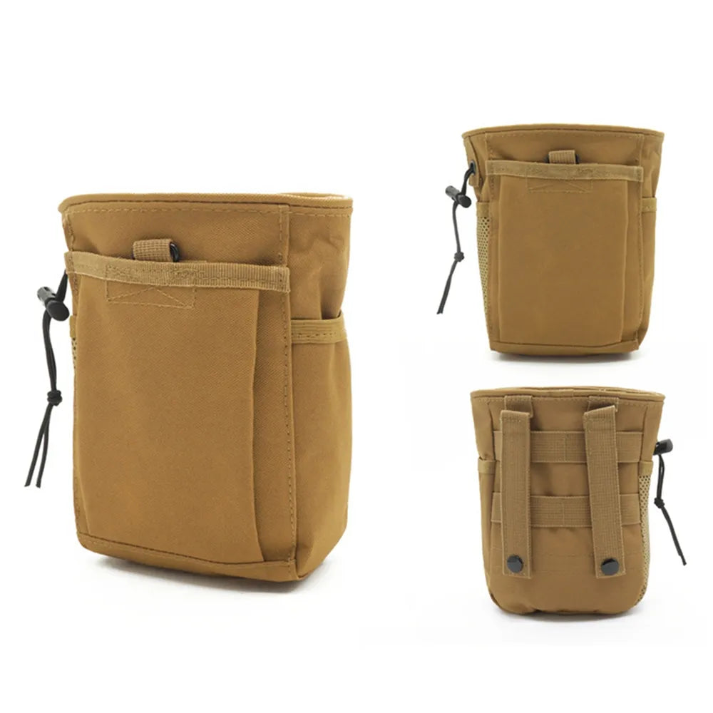 Outdoor 3-5L Tactical Molle 800D Nylon Dump Drop Pouch Recycle Waist