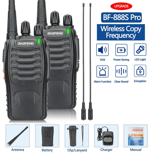 Baofeng BF 888S Talkie Walkie UHF 400 470 MHz Longue Portée
