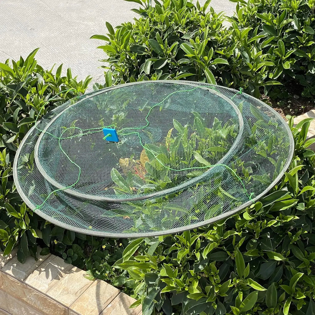 Portable Landing Fishing Net Large Foldable Drop Net Prawn Bait Crab
