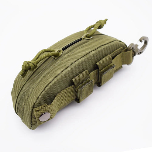 Tactical Molle Glasses Pouch Sunglasses EDC Waist Pack Utility Army