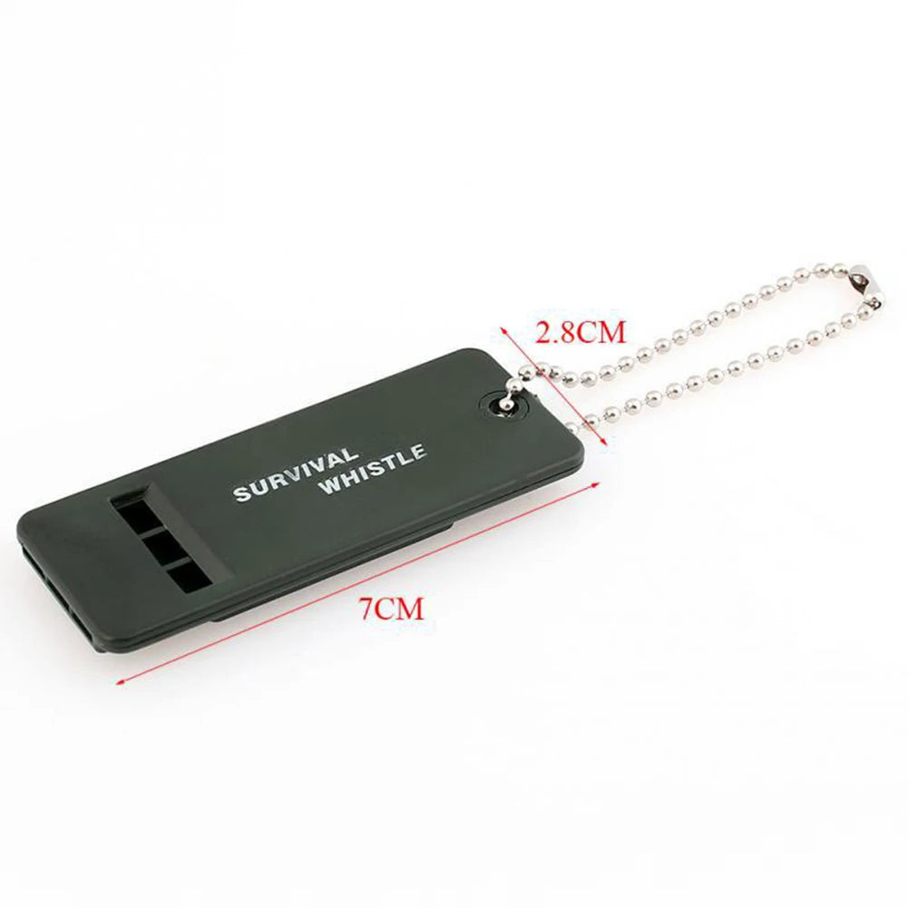 Sifflet de Survie Haute Décibels Trois Fréquences Portable
