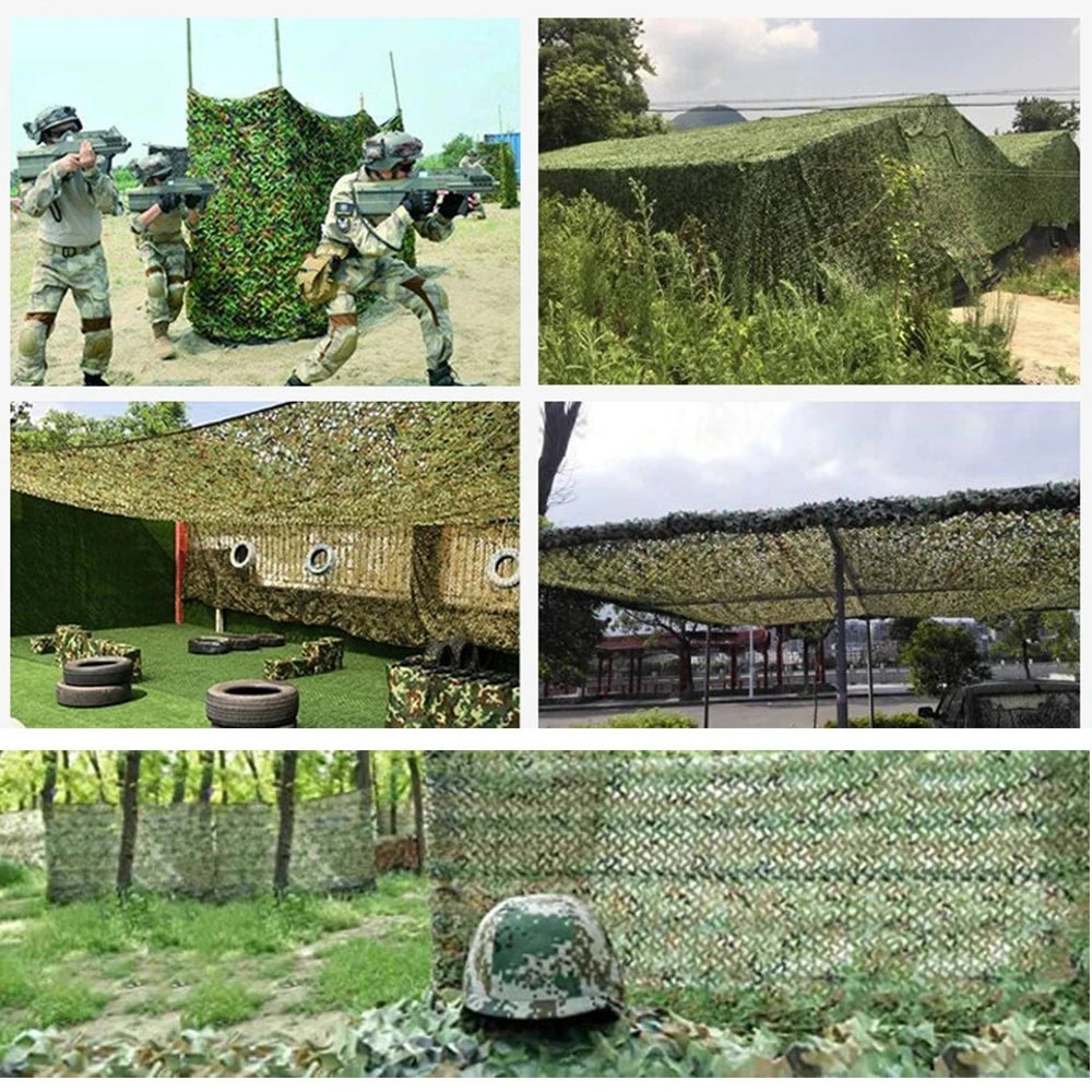 Camouflage Netting Outdoor Camping Sunshade Mesh Camo Net for Hunting