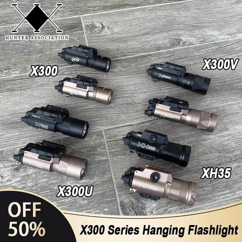 Tactical Surefir X300 X300U Ultra X300V XH35 Metal Pistol Gun Strobe