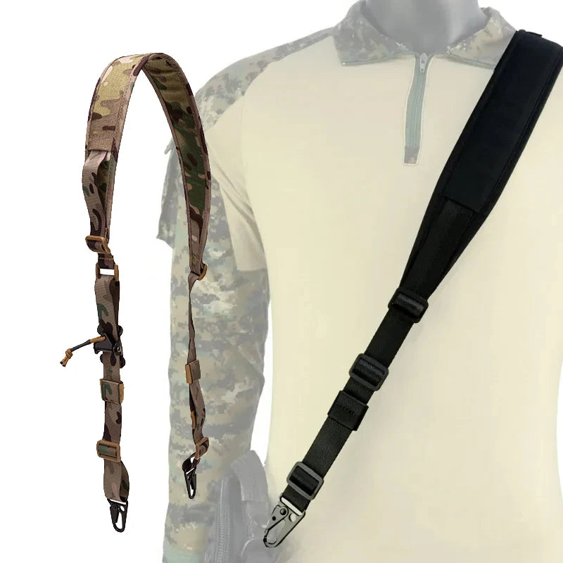 Hunting Rifle Tactical Sling Removable 2 Point Padded Combat Modular