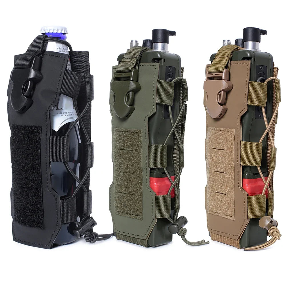Molle Poche à Eau Multifonctionnelle - Holster Radio Sportif pour Aventure