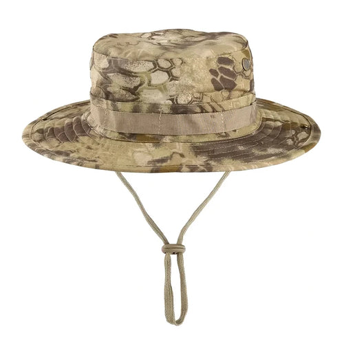 Camouflage Boonie Hat Wide Brim Men Women Sun Hat Outdoor Hiking