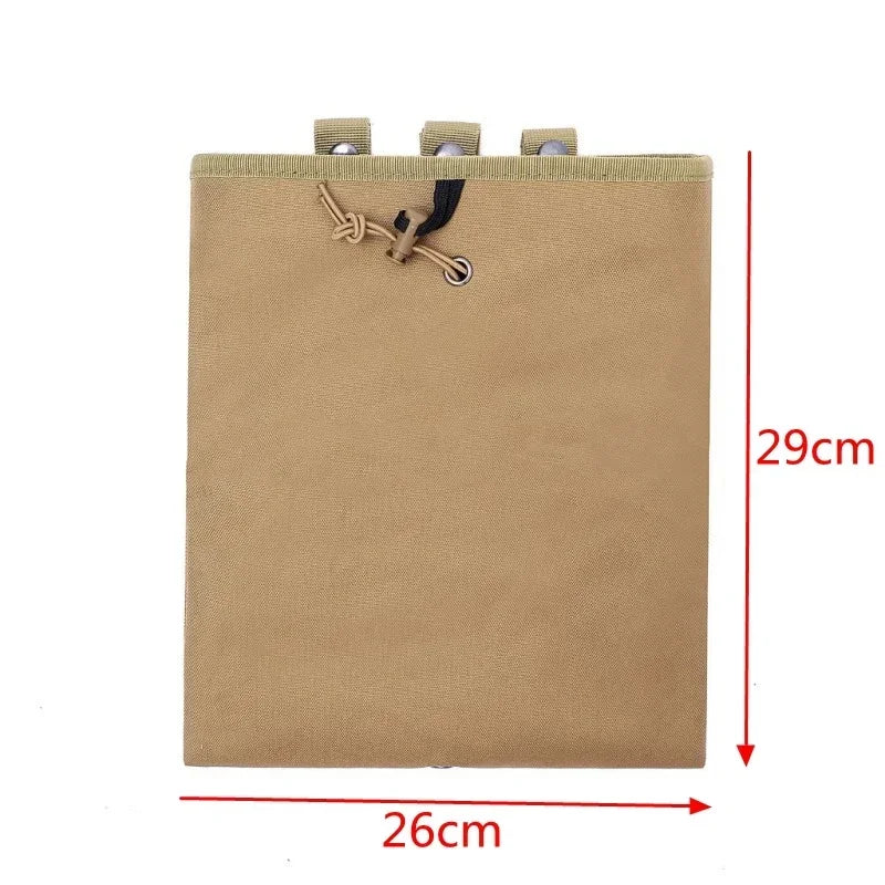 MOLLE Dump Pouch Hunting Mag Recovery Bag Drawstring Magazine