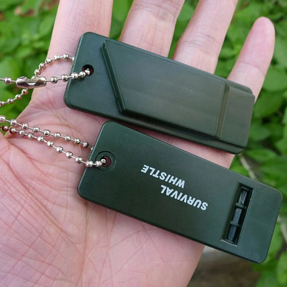 High Decibel 3-Frequency Whistle Outdoor Emergency Survival Whistle