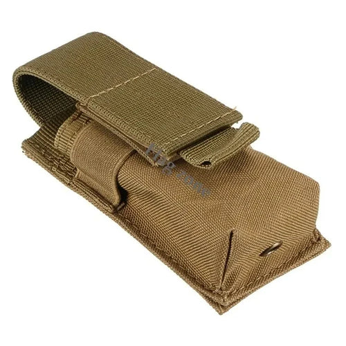 Tactical Molle Flashlight Pouch,Torch Holder,Magazine Single Mag