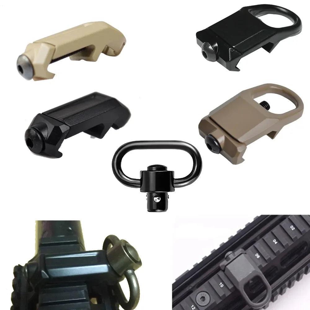 GBB Quick Detach Release QD Sling Rotating Scope Mounting Ring .223