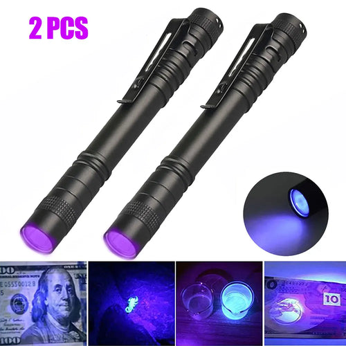 Mini Pen Light Flashlight Red/White/395nm Torch Penlight Flashlight