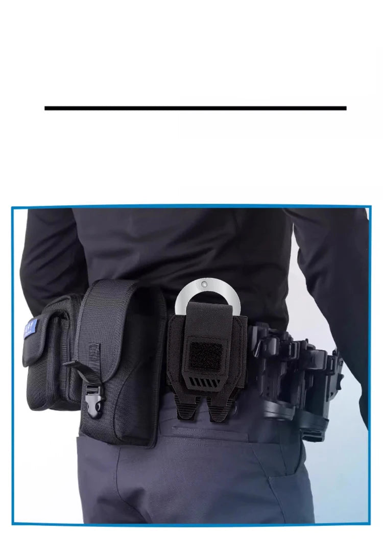 Pochette Pour Menottes 1000D MOLLE Etui Ceinture Profil Bas