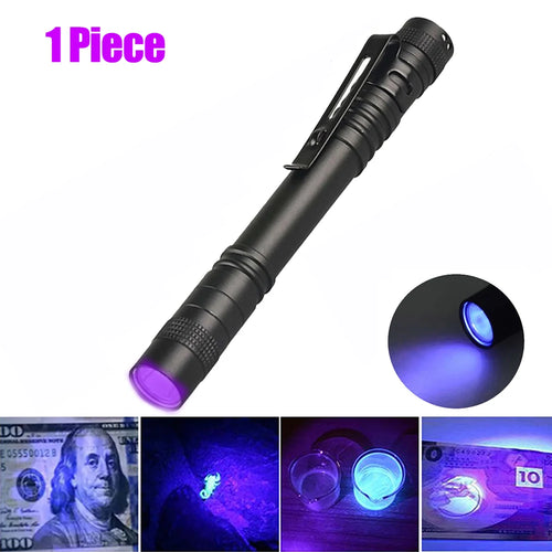 Mini Pen Light Flashlight Red/White/395nm Torch Penlight Flashlight