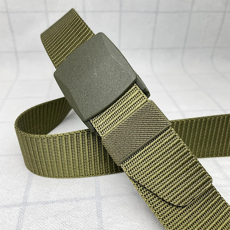 Automatic Buckle Nylon Belt Outdoor Hunting Multifunctional Tactical