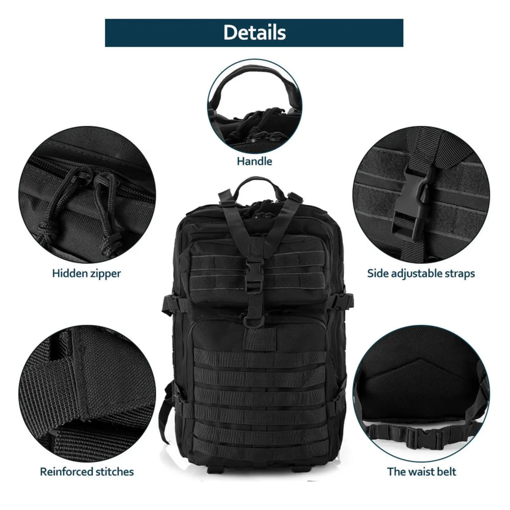 25L/50L Sturdy Nylon Waterproof Tactical Sports Trekking Fishing