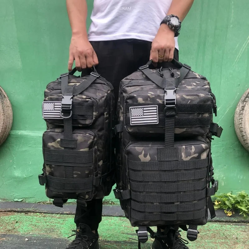 25L/50L 1000D Nylon Waterproof Trekking Fishing Hunting Bag Backpack