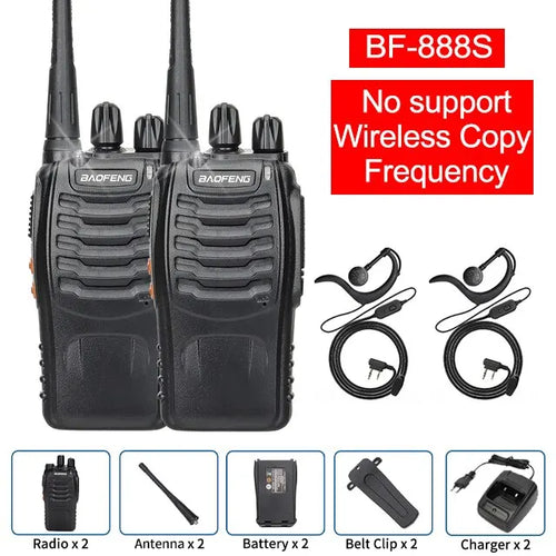 Baofeng BF 888S Talkie Walkie UHF 400 470 MHz Longue Portée