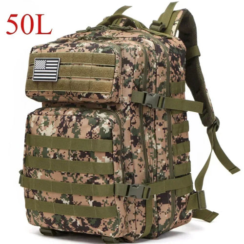 25L/50L Tactical Backpack Molle Bag Outdoor Bags Backpack for Hiking