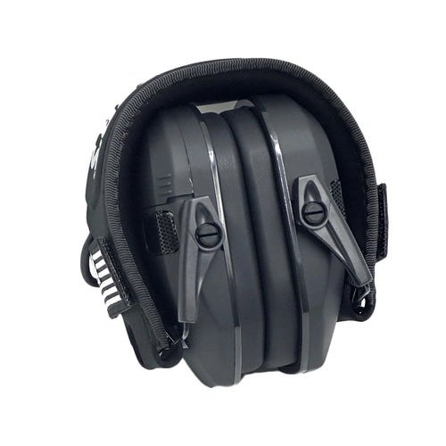 Active Helmet Mounted Earmuffs For Shooting Electronic Hearing
