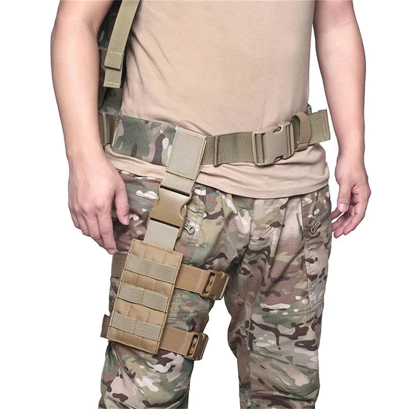 Universal Drop Leg Holster Thigh Platform MOLLE Gun Holster for