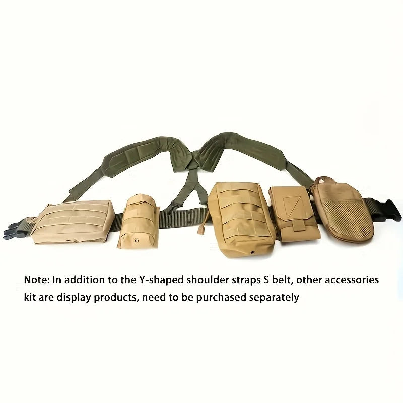 Ceinture Y-Tactique Polyvalente pour Chasse et Pêche - Confort et Liberté de Mouvement