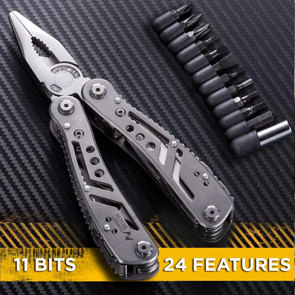 Portable Pocket Multitool 420 Stainless Steel Multitool Pliers Knife