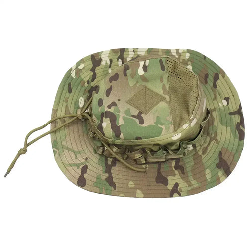 Chapeau Boonie Camouflage Tactique - Large Visière, Idéal pour les Hommes en Plein Air